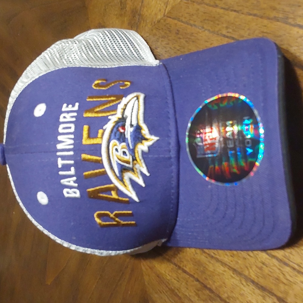 Baltimore ravens youth baseball truckers hat